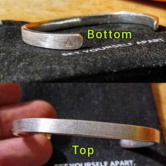 Manssion Silver Cuff, Sterling SilverUptown ll collection - Picture 2 of 6